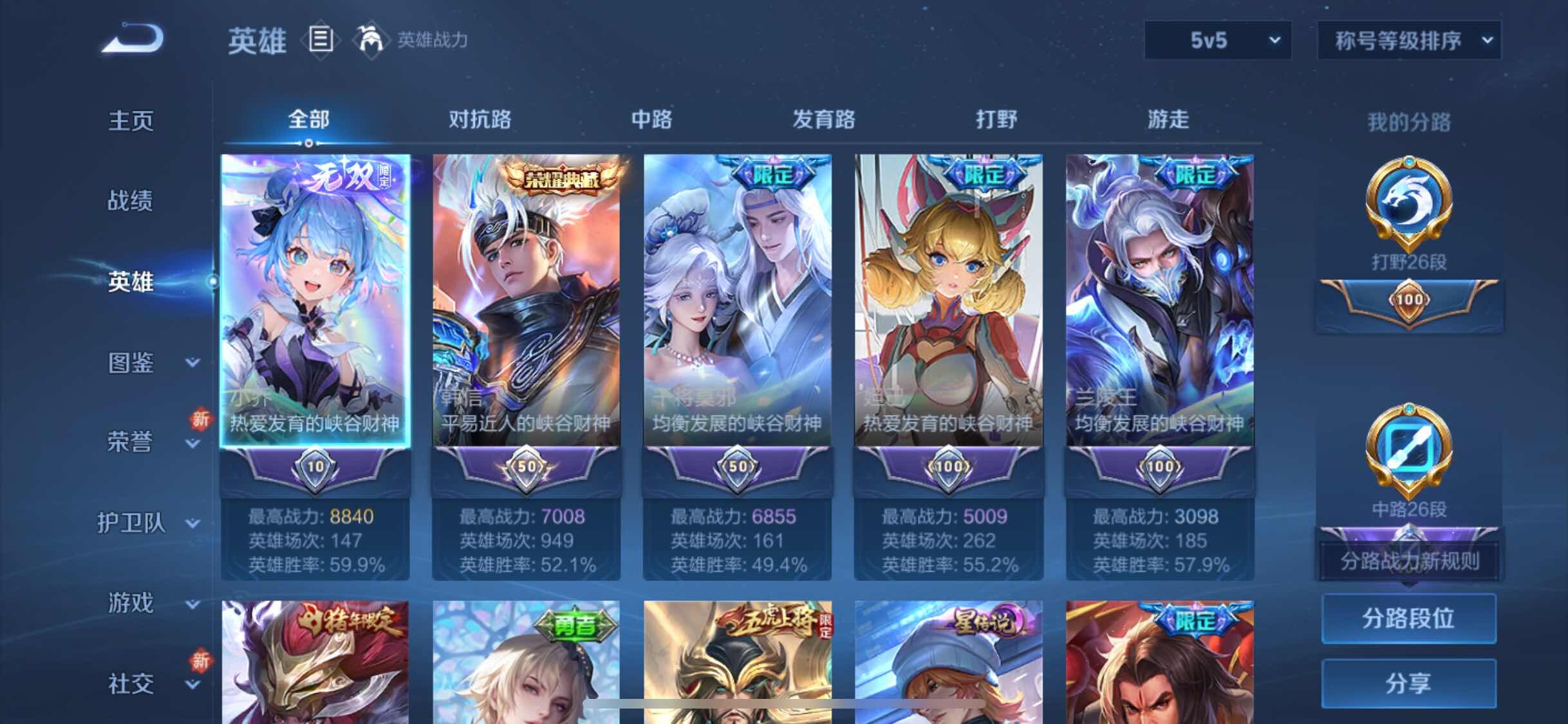WZYXS3266929王者荣耀账号详情图3 WZYXS3266929王者荣耀账号详情图3