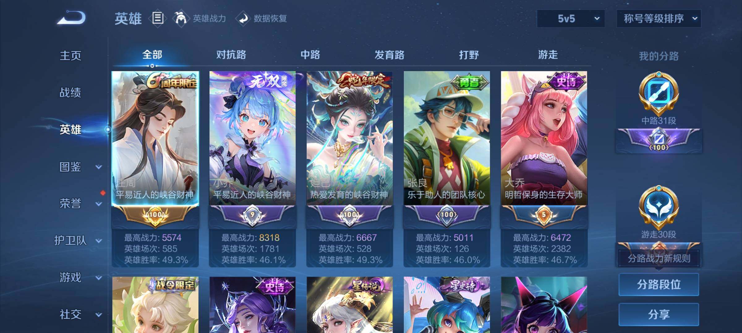 WZYXS3264246王者荣耀账号详情图3