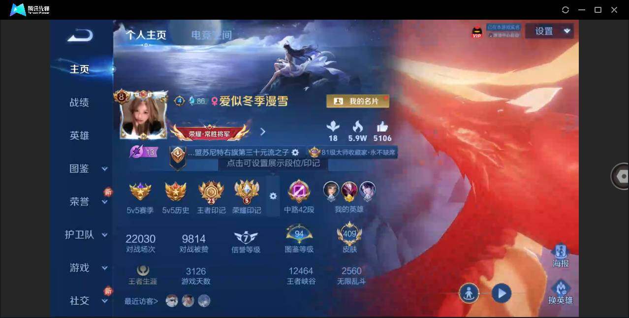 WZLX3290966王者荣耀账号详情图5
