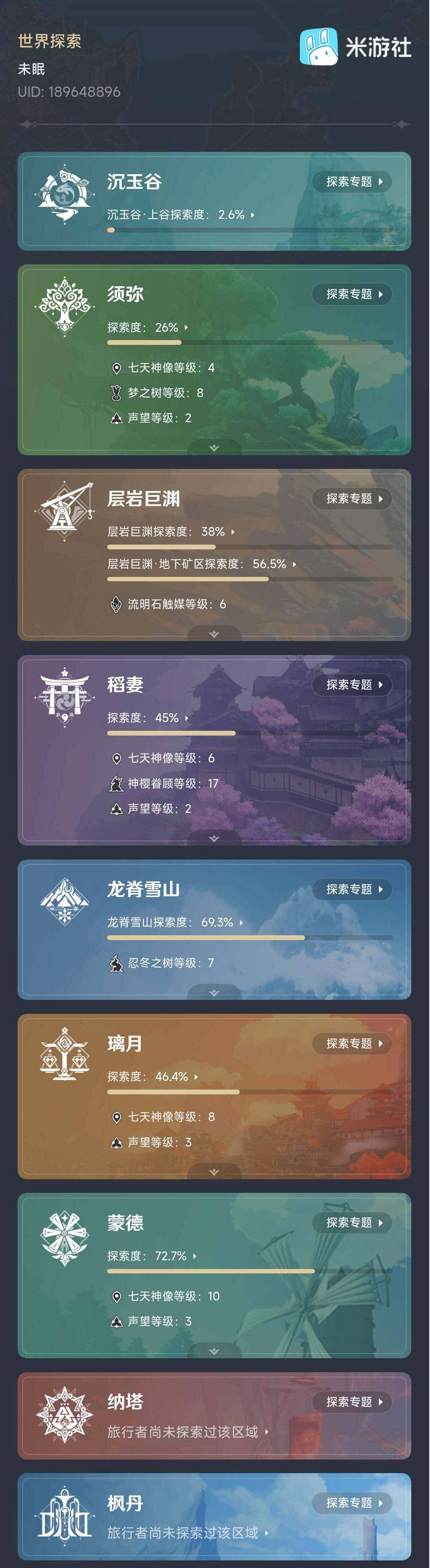 YSEY310914原神账号详情图6 YSEY310914原神账号详情图6