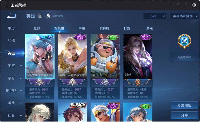 WZ0349250王者荣耀账号详情图17