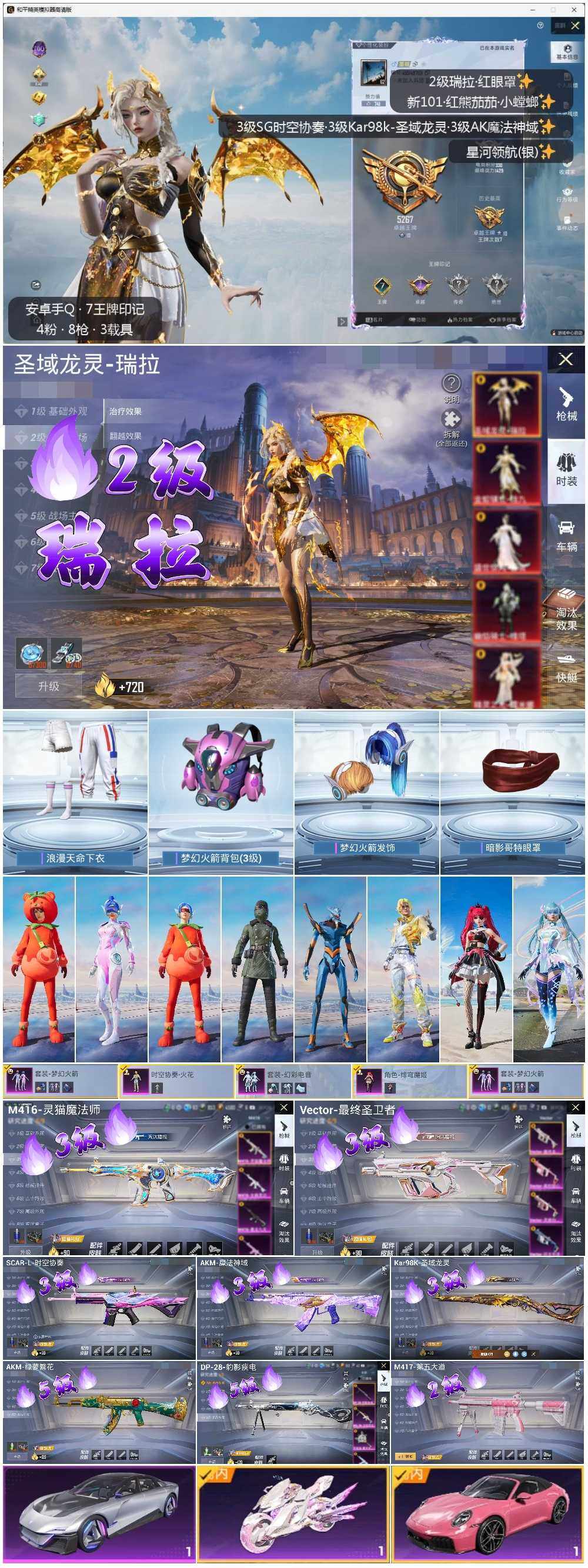 HPLX3336921和平精英账号详情图2
