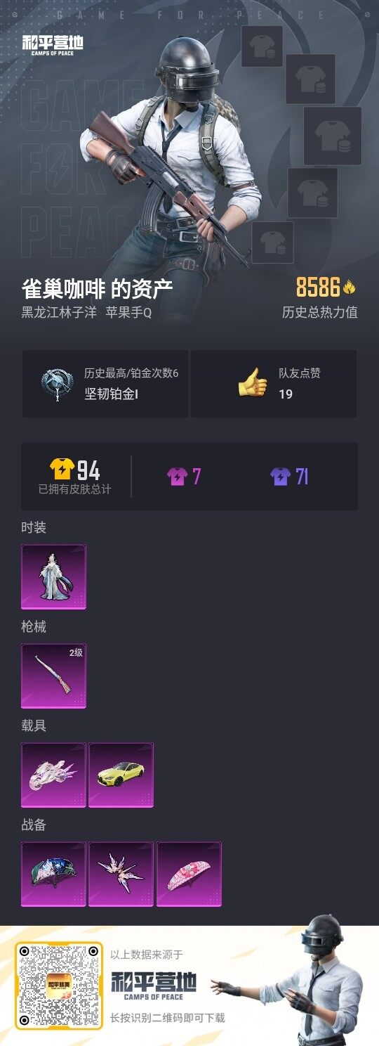HPLE3336609和平精英账号详情图2