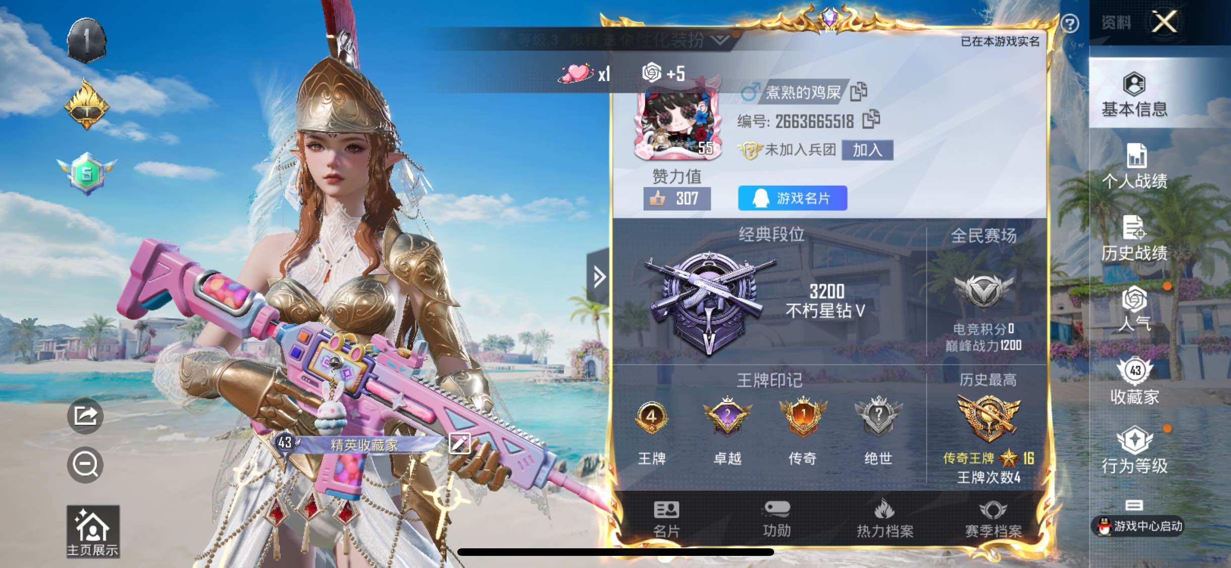 HPYXS3322102和平精英账号详情图2 HPYXS3322102和平精英账号详情图2