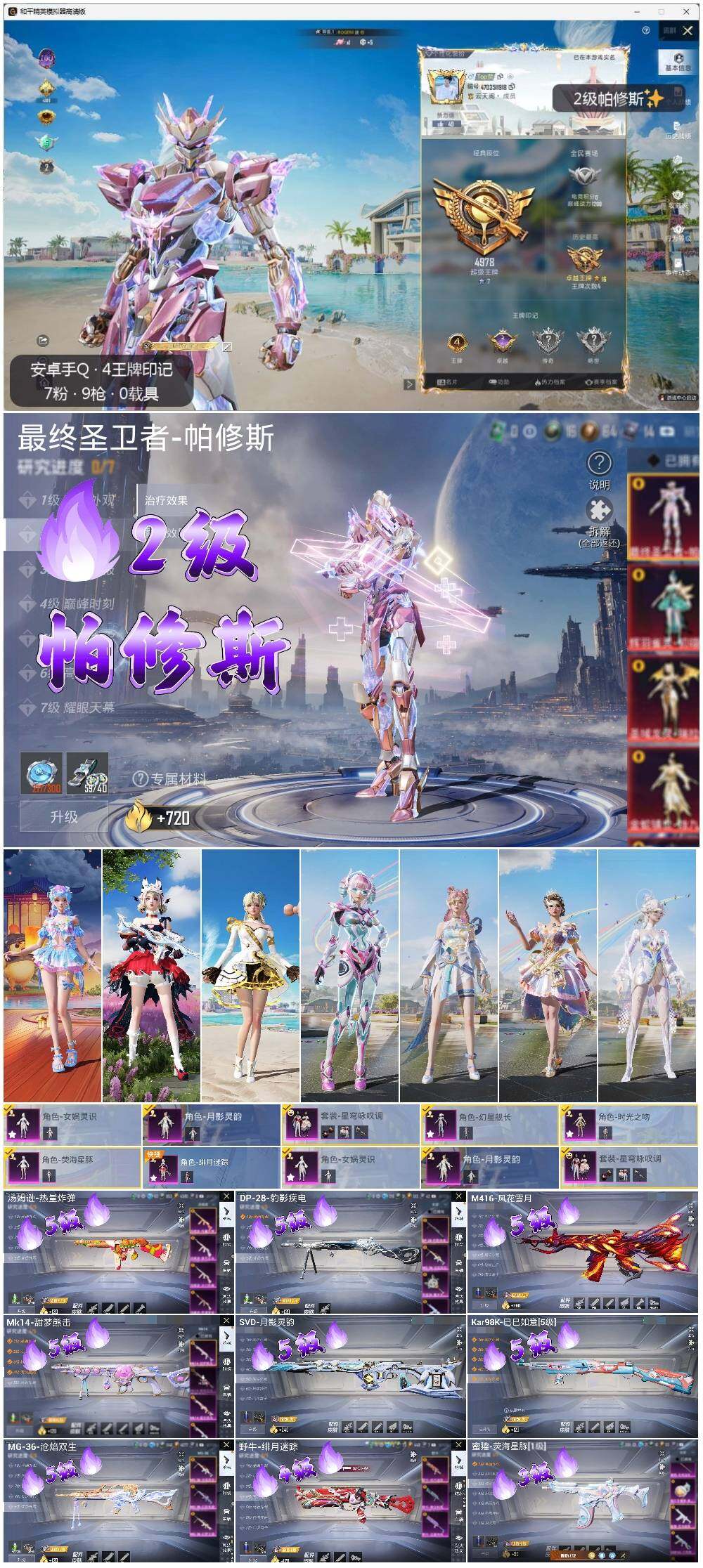 HPLE3336612和平精英账号详情图2