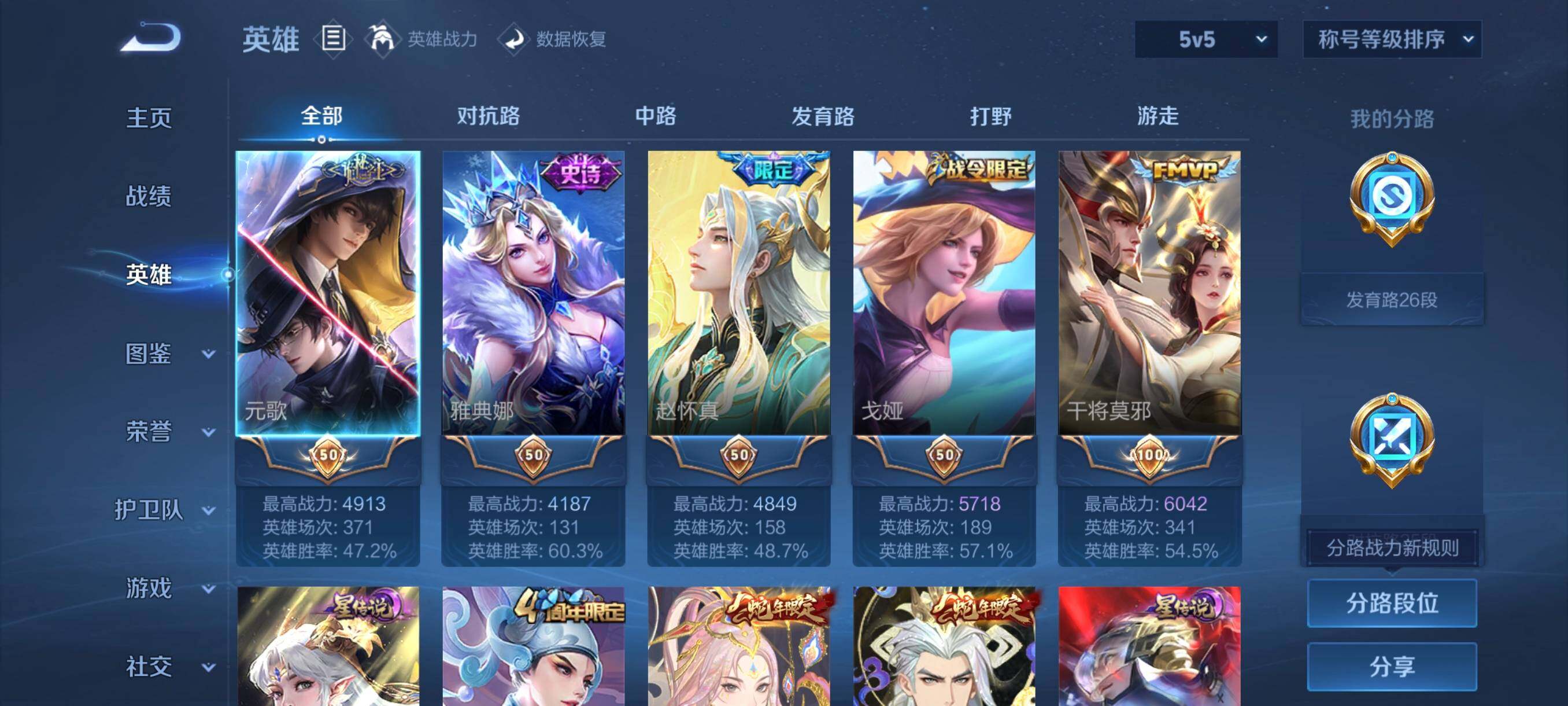 WZYXS3260677王者荣耀账号详情图3 WZYXS3260677王者荣耀账号详情图3