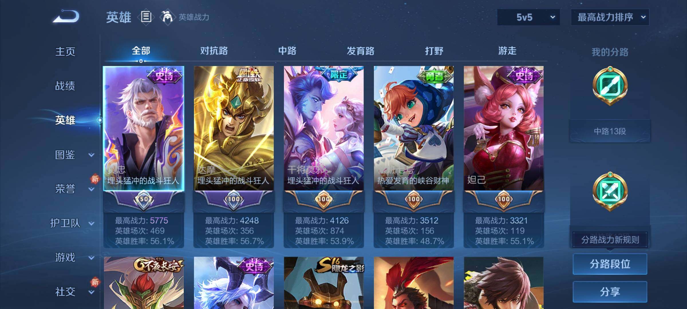 WZJZ3264288王者荣耀账号详情图12