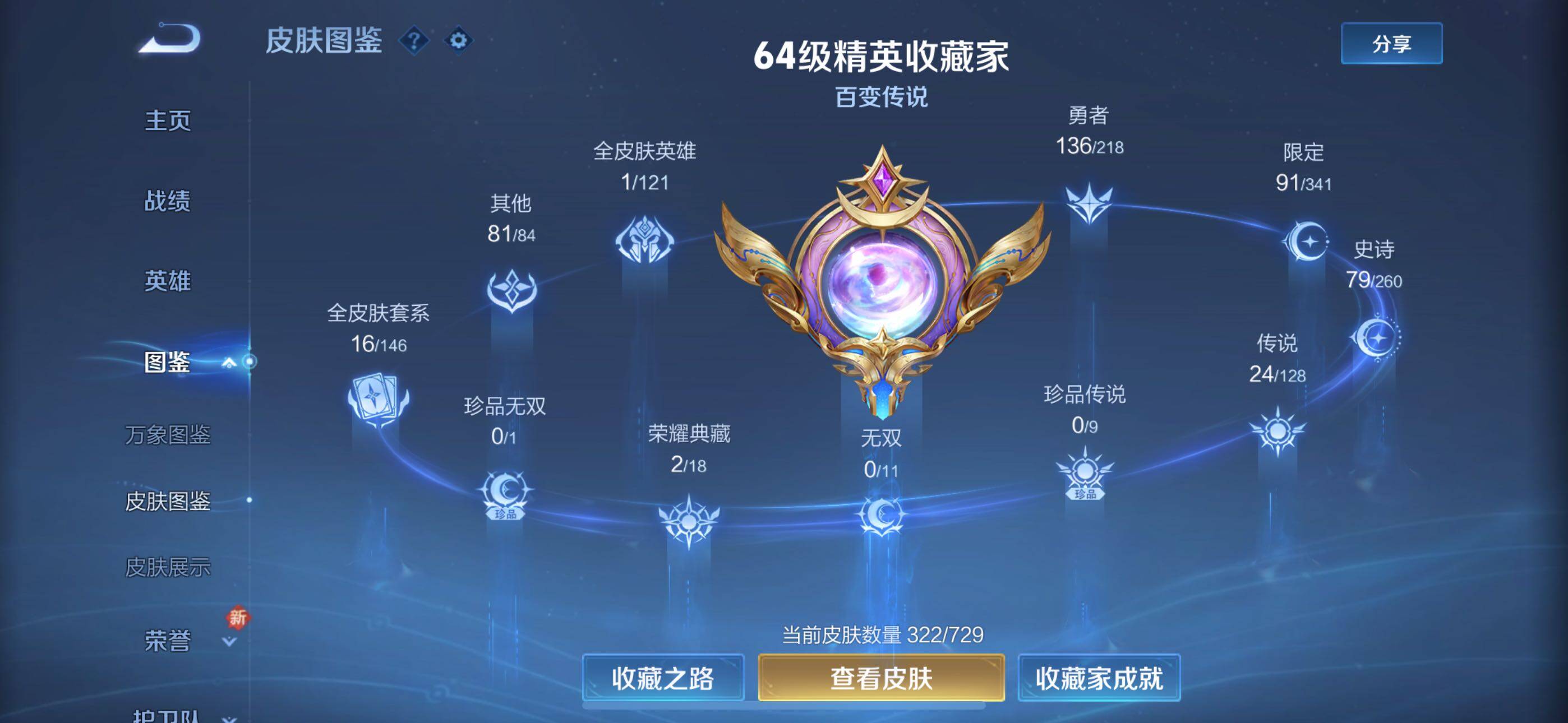 WZYXS3262323王者荣耀账号详情图5 WZYXS3262323王者荣耀账号详情图5