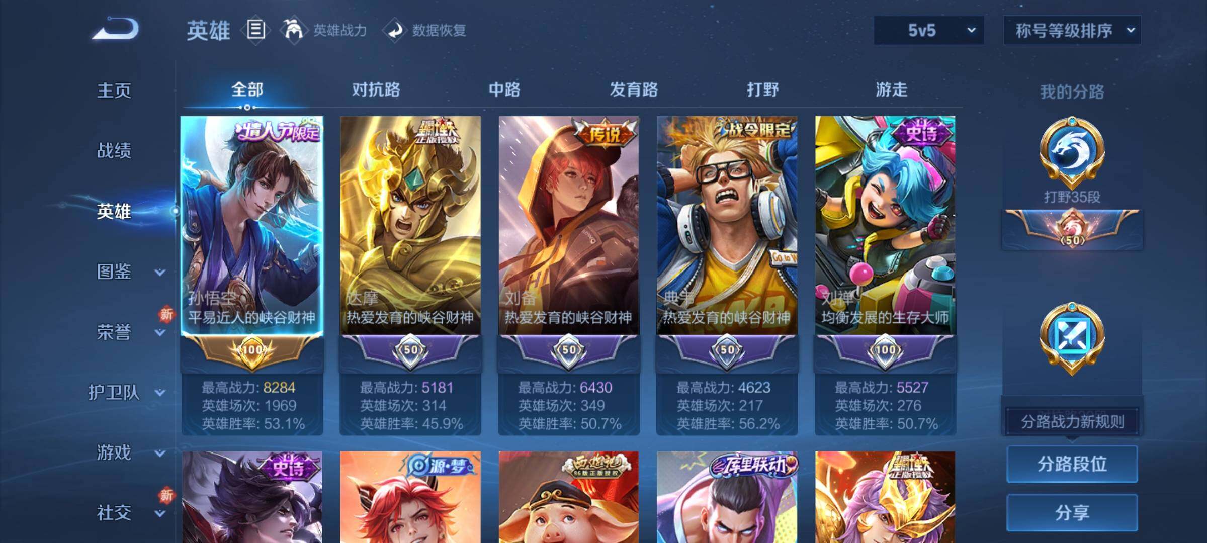 WZCMY3266166王者荣耀账号详情图3