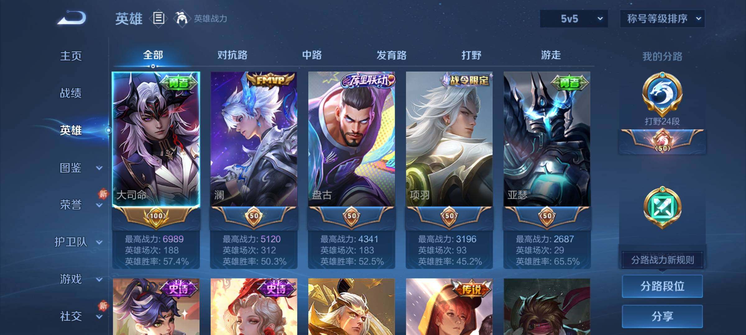 WZCMY3264918王者荣耀账号详情图3