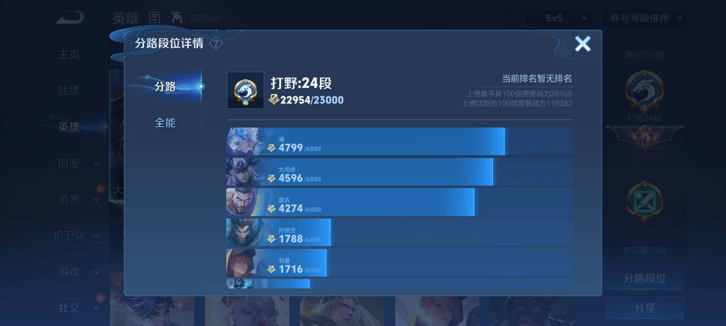 WZCMY3264918王者荣耀账号详情图4