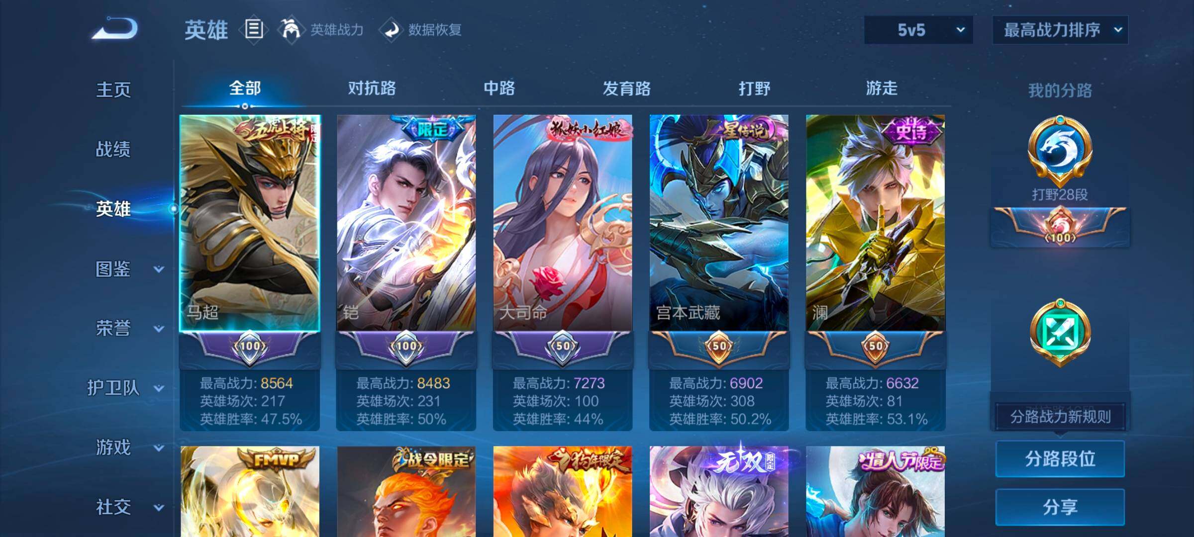 WZYXS3264295王者荣耀账号详情图3