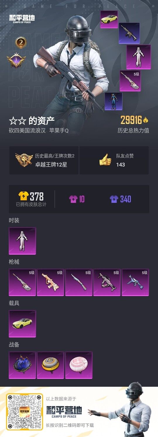 HPLE3322859和平精英账号详情图2 HPLE3322859和平精英账号详情图2