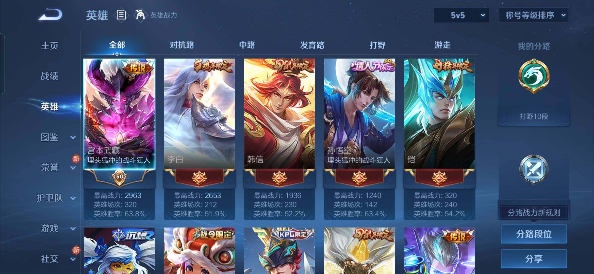 WZYXS3264396王者荣耀账号详情图3