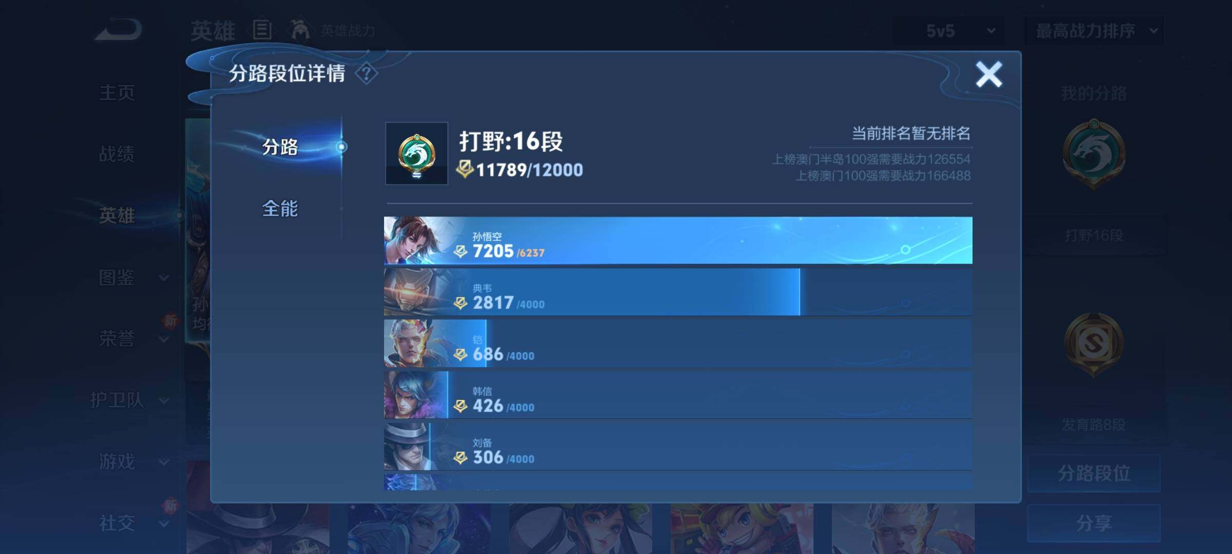 WZCMY3266153王者荣耀账号详情图4