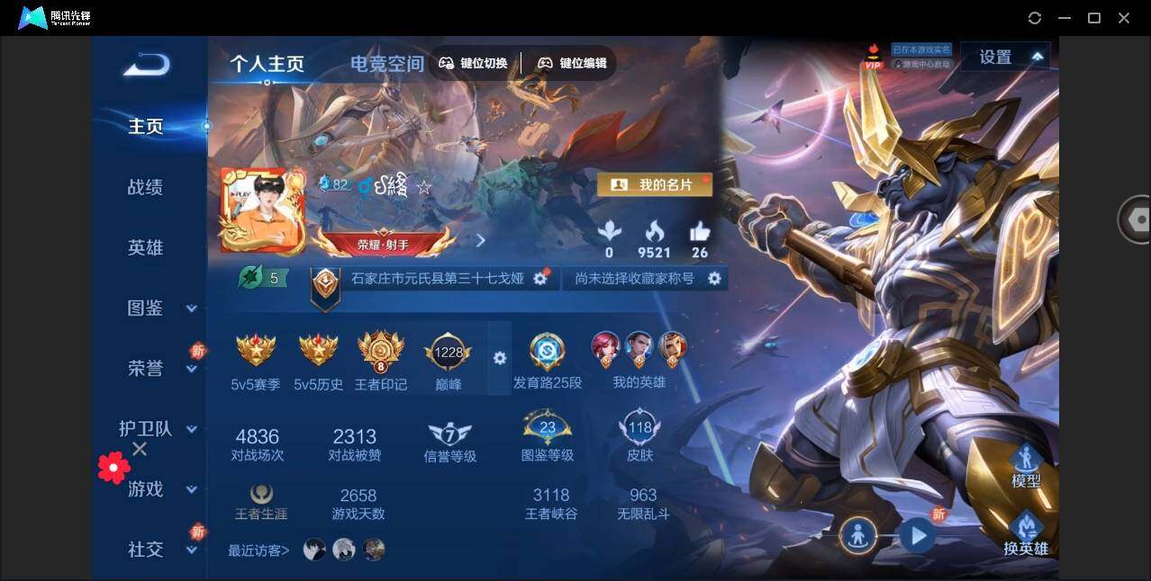 WZYYH3265363王者荣耀账号详情图3