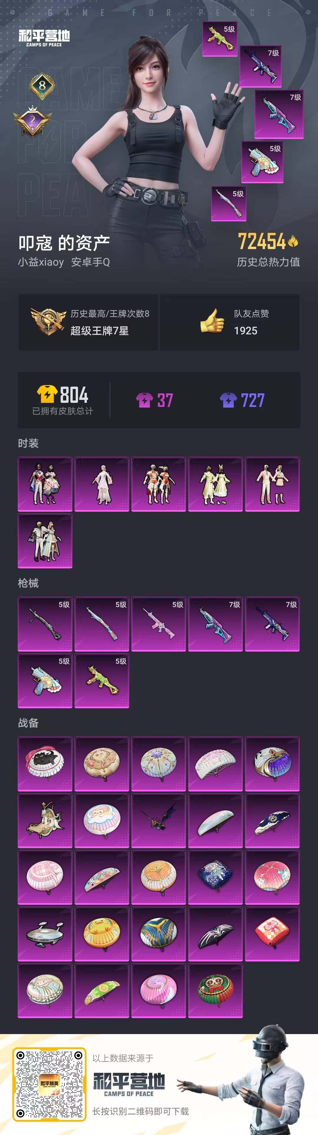 HPLE3323534和平精英账号详情图3 HPLE3323534和平精英账号详情图3