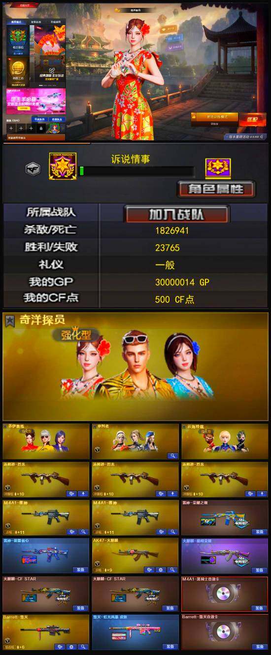 CFLX328671穿越火线账号详情图3