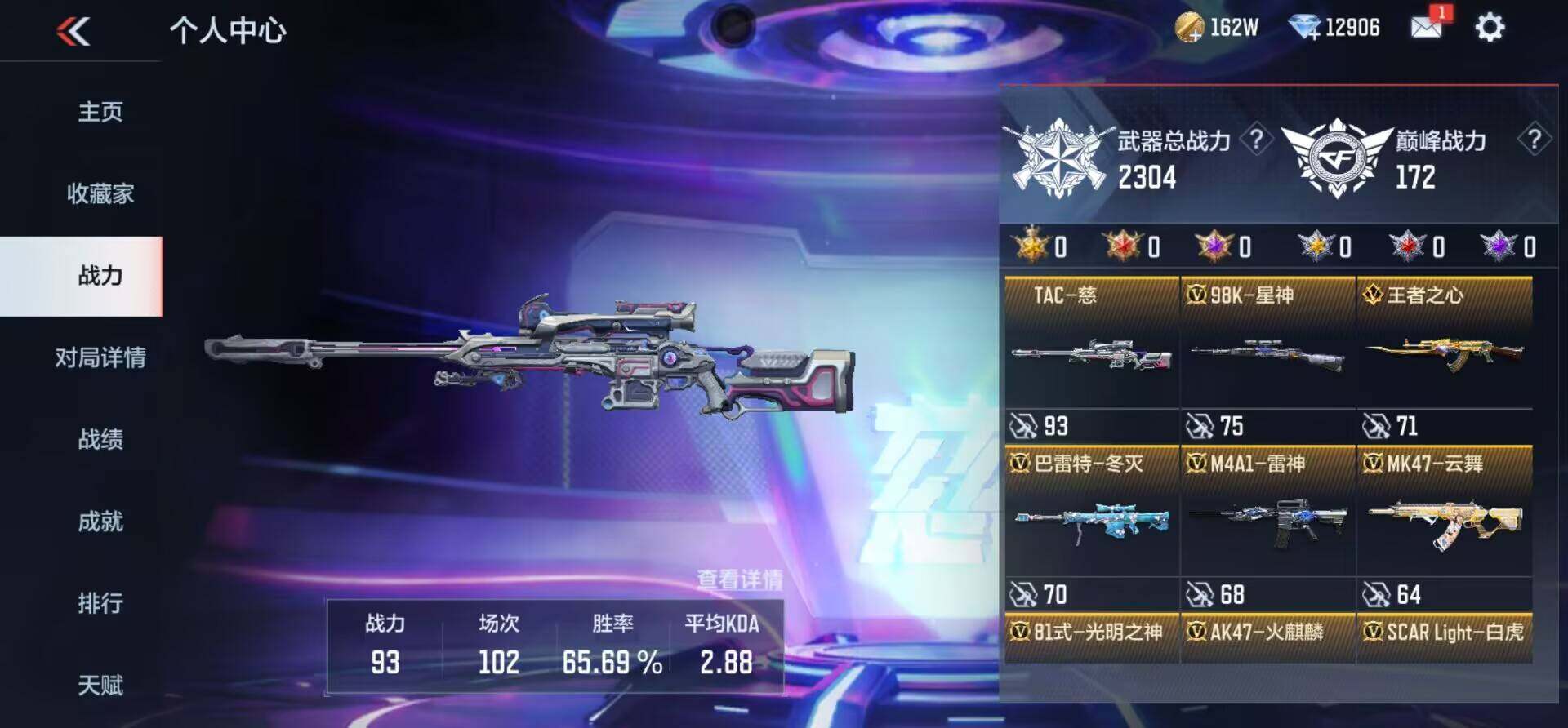 CFMEY347032枪战王者账号详情图5