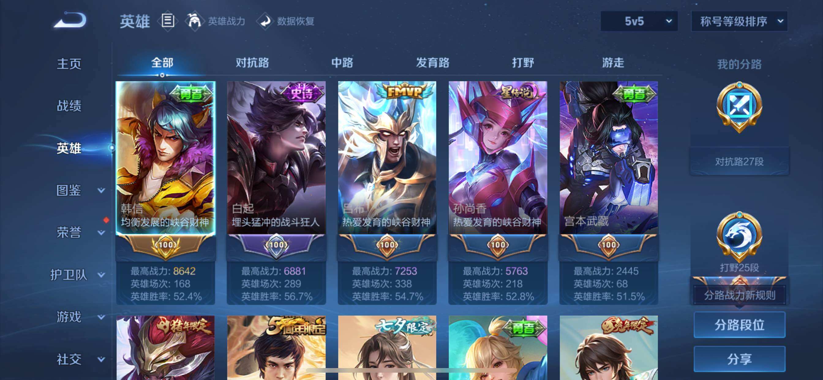 WZCMY3268353王者荣耀账号详情图3