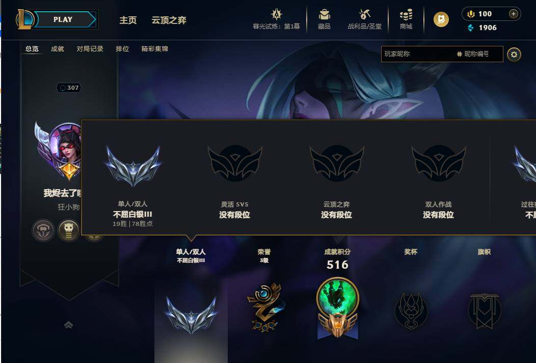 LOLEY311544英雄联盟账号详情图3 LOLEY311544英雄联盟账号详情图3