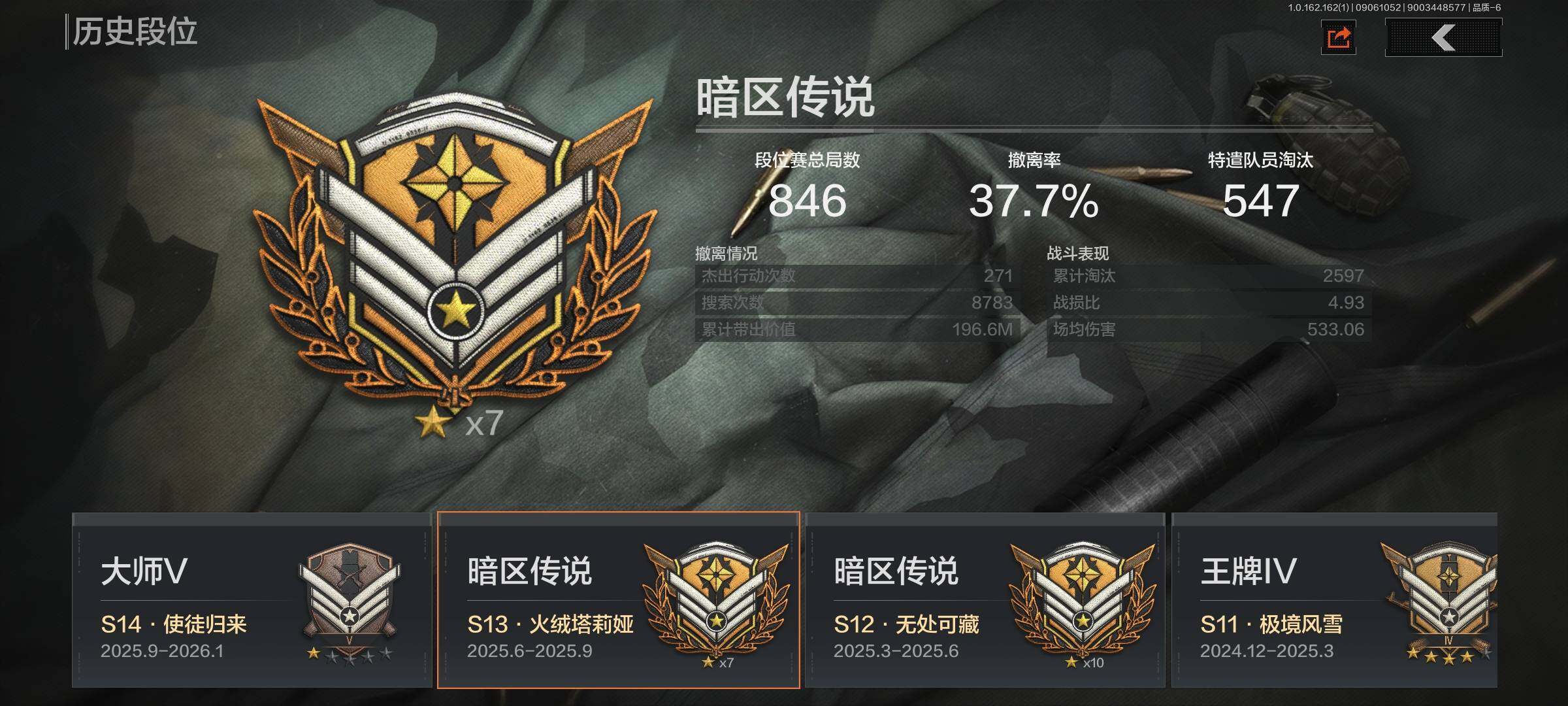 AQEY37085暗区突围账号详情图2