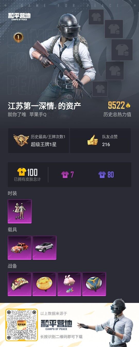 HPLE3324152和平精英账号详情图3 HPLE3324152和平精英账号详情图3