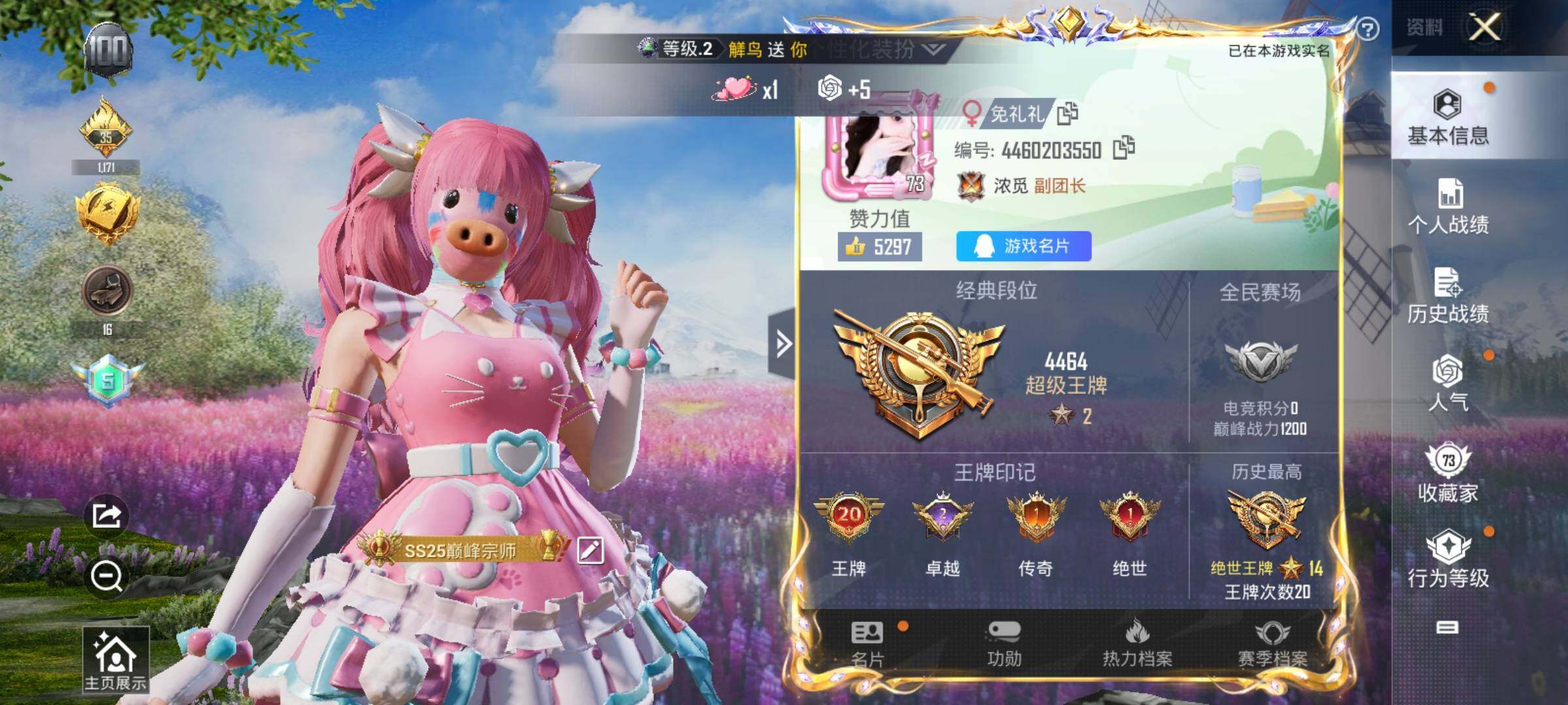 HPYXS3326384和平精英账号详情图2