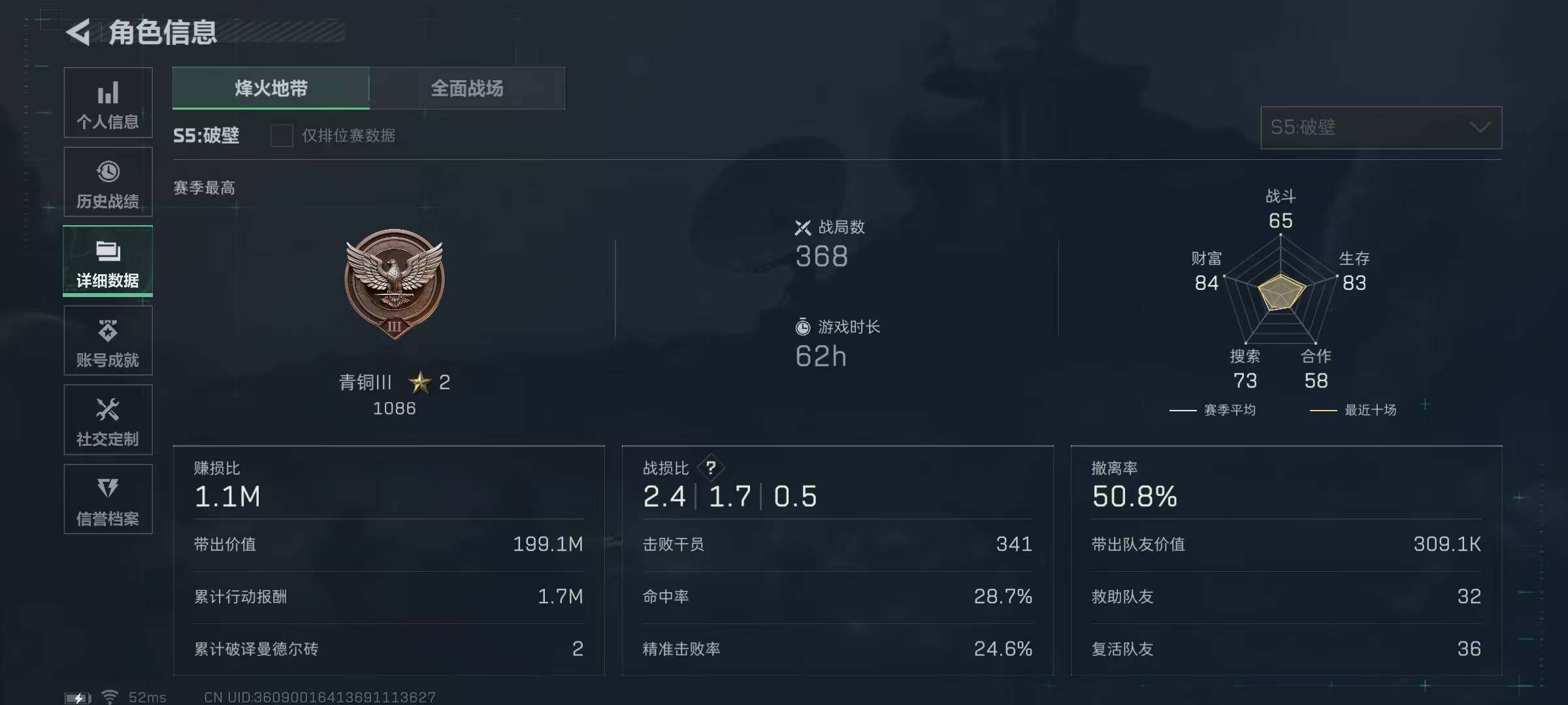 SJZQM329953三角洲行动账号详情图6