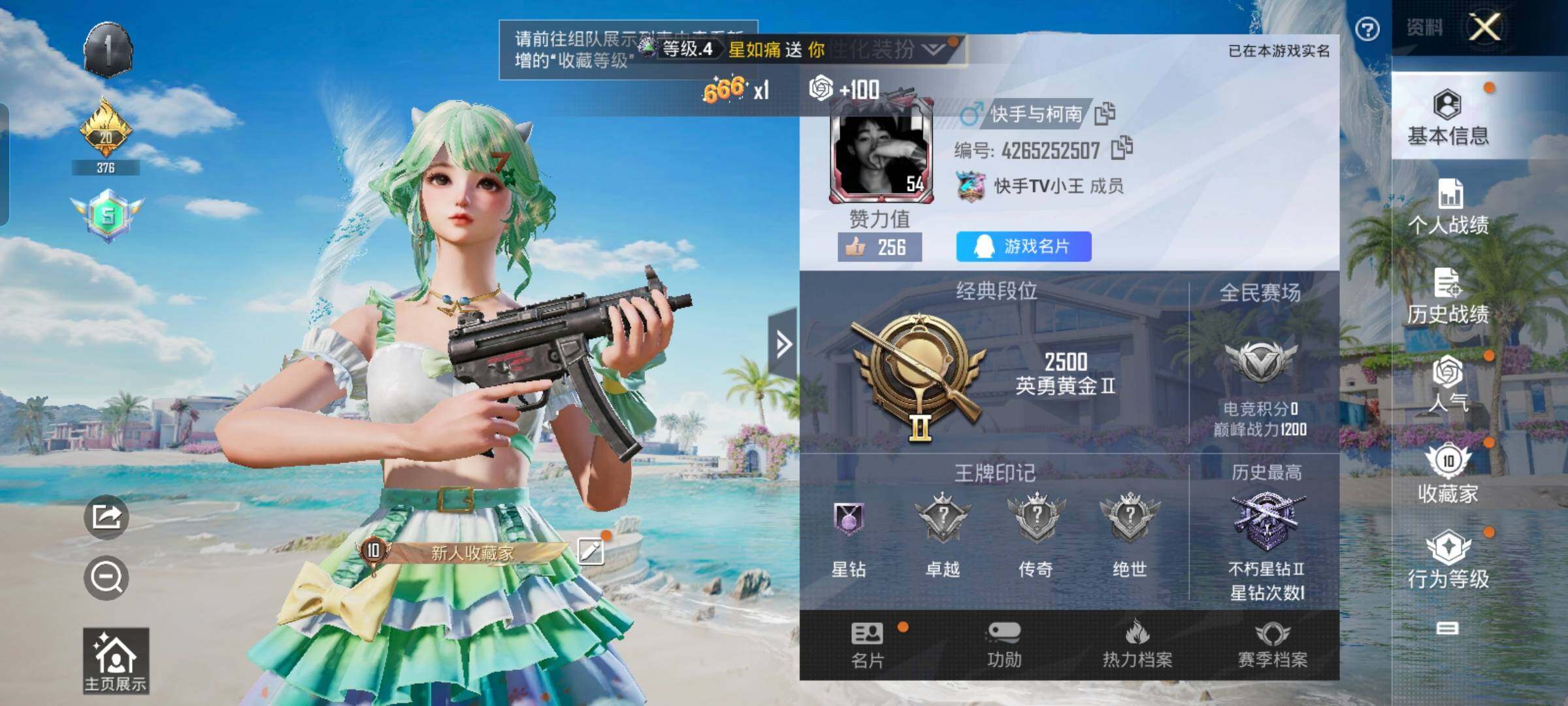 HPYXS3326353和平精英账号详情图2
