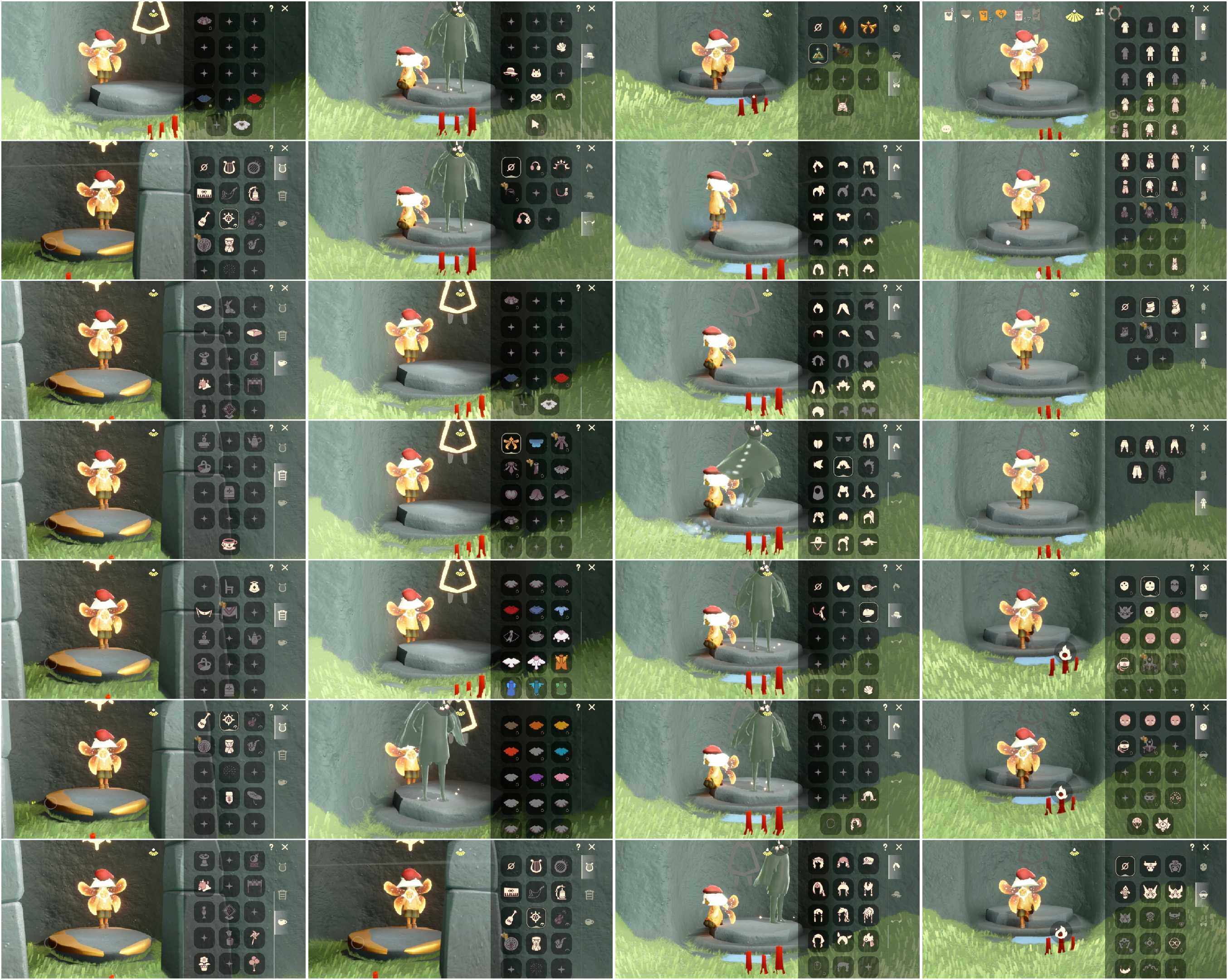 光遇账号vivo渠道服蜡烛数：11/爱心数：4