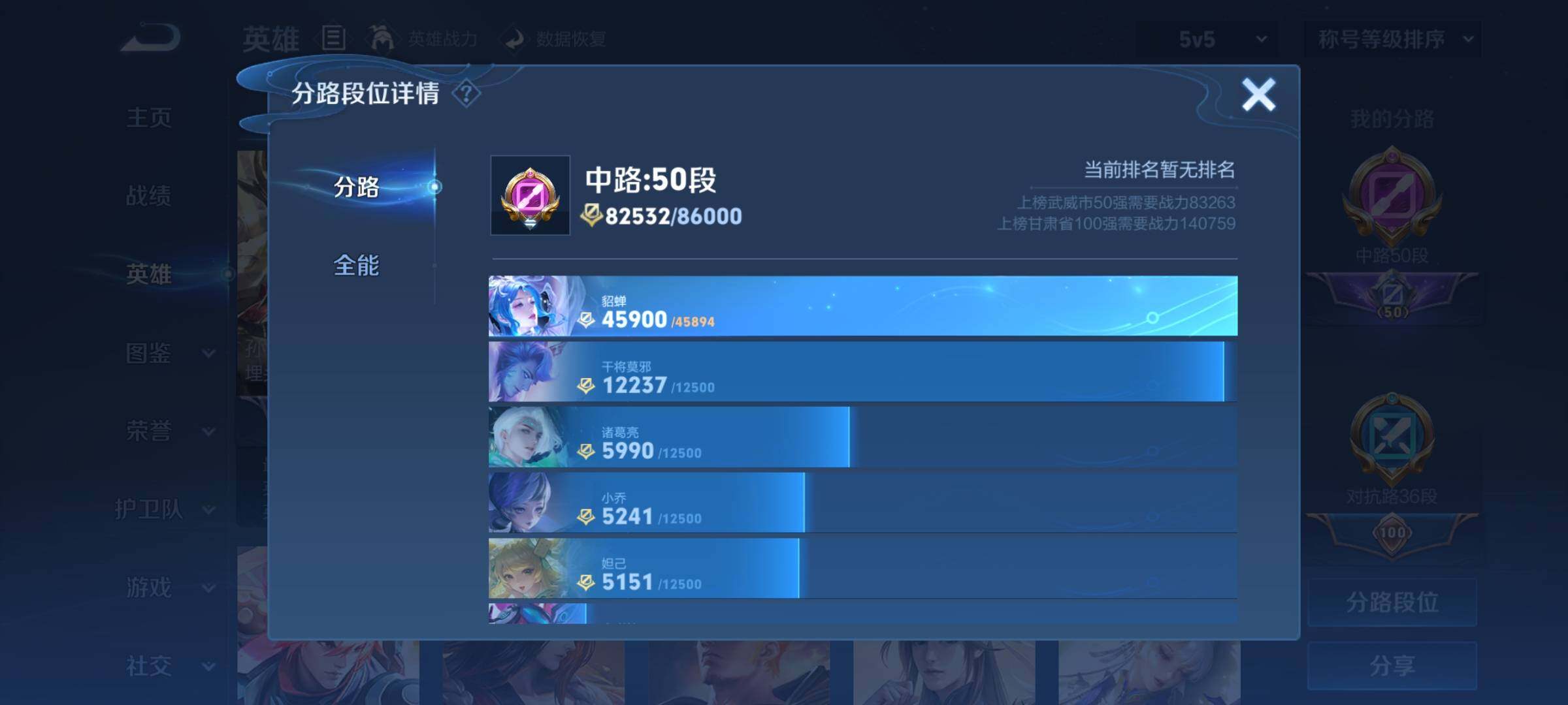 WZCMY3269173王者荣耀账号详情图5