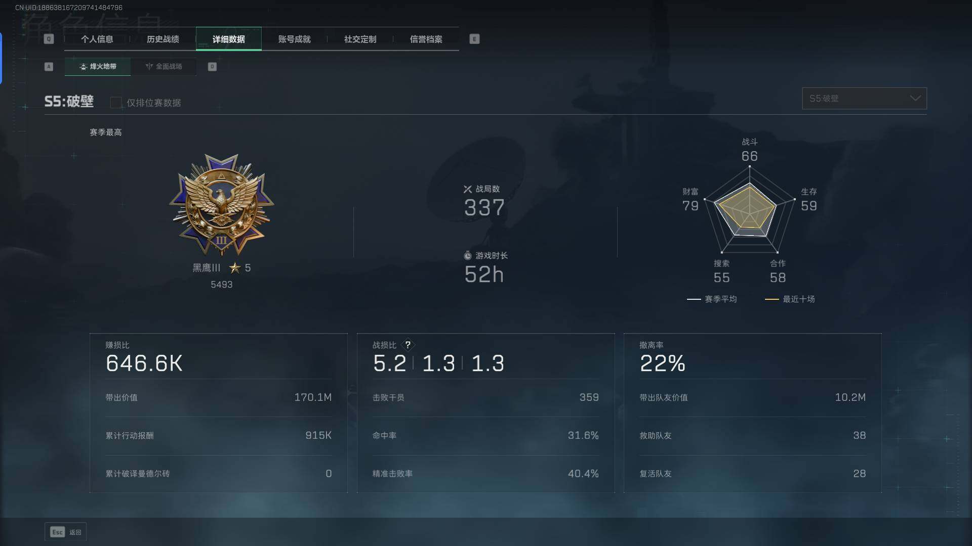 SJZEY329283三角洲行动账号详情图3