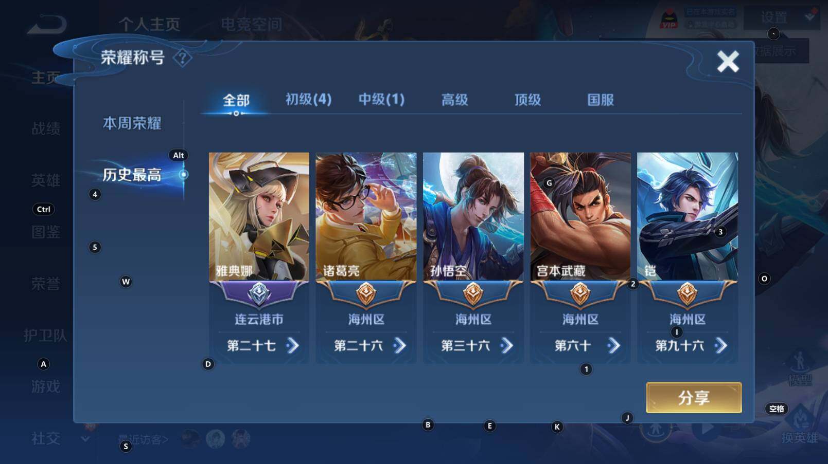 WZCMW3267900王者荣耀账号详情图7