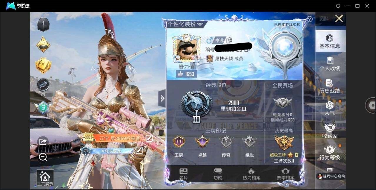 HPYYH3325115和平精英账号详情图4 HPYYH3325115和平精英账号详情图4