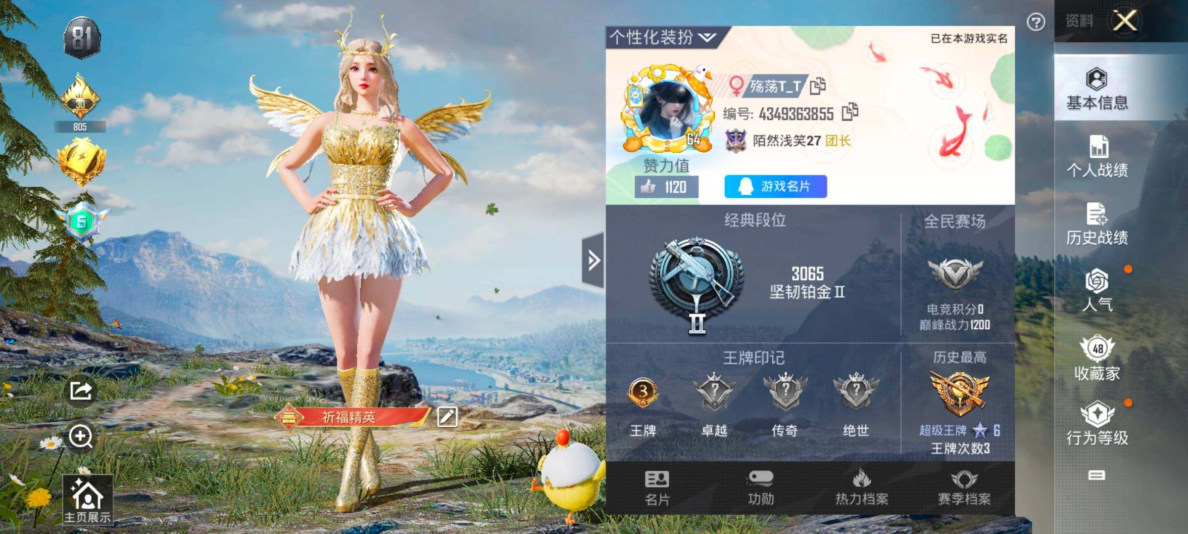 HPYXS3328437和平精英账号详情图2