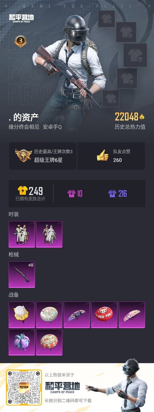 HPLE3325465和平精英账号详情图3 HPLE3325465和平精英账号详情图3