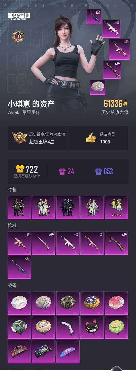 HPYYH3325293和平精英账号详情图2 HPYYH3325293和平精英账号详情图2
