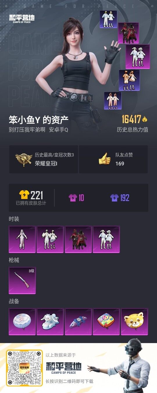 HPLE3325448和平精英账号详情图3 HPLE3325448和平精英账号详情图3