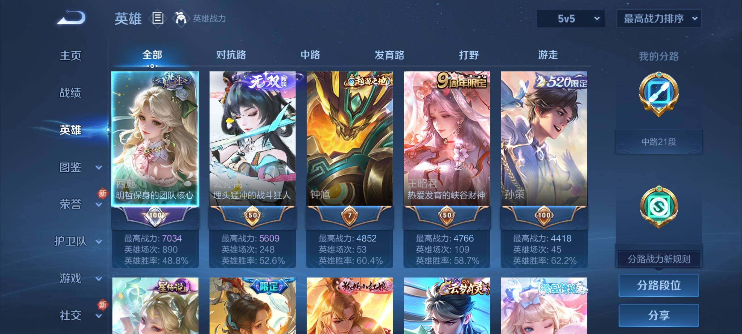 WZCMY3269934王者荣耀账号详情图3