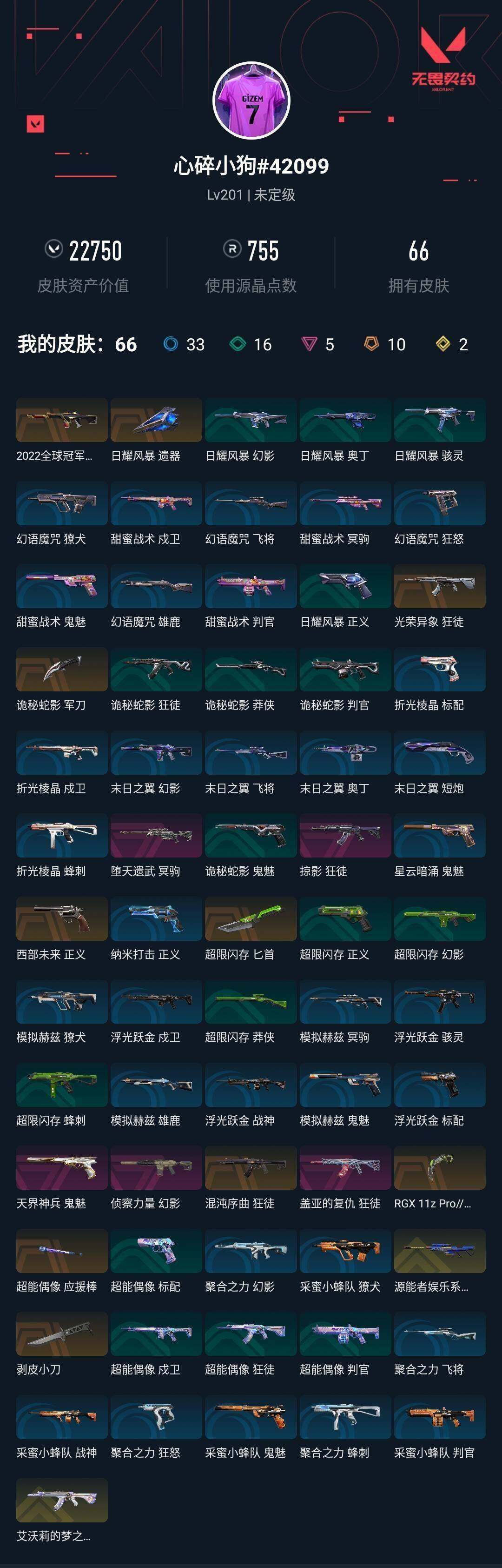 WWQYYH312227无畏契约账号详情图2 WWQYYH312227无畏契约账号详情图2