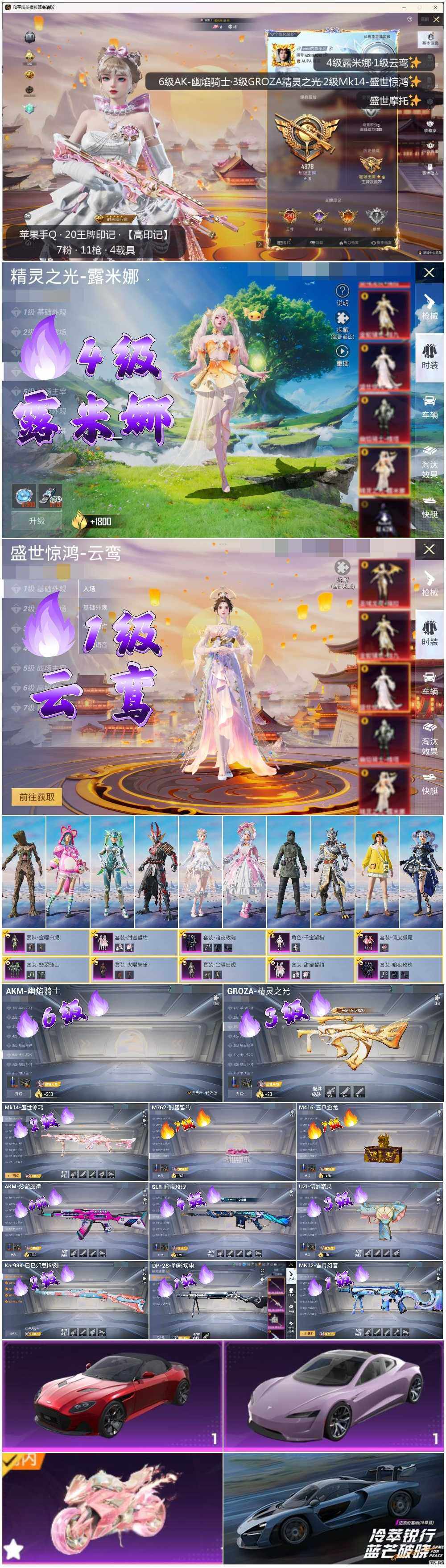 HPLE3325446和平精英账号详情图2