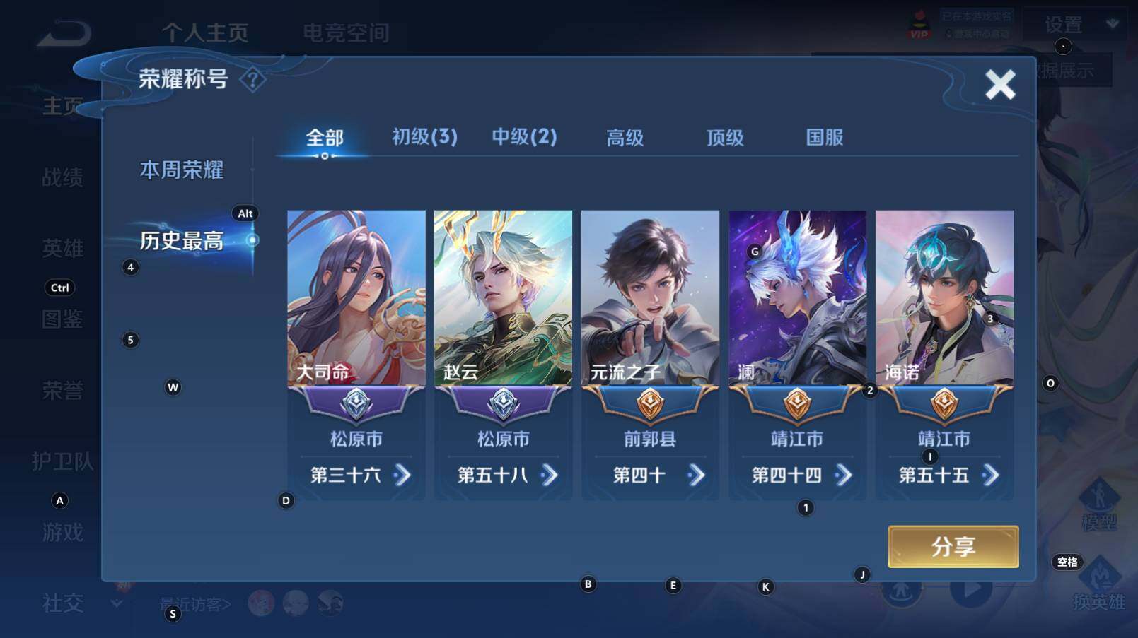 WZCMW3268909王者荣耀账号详情图7