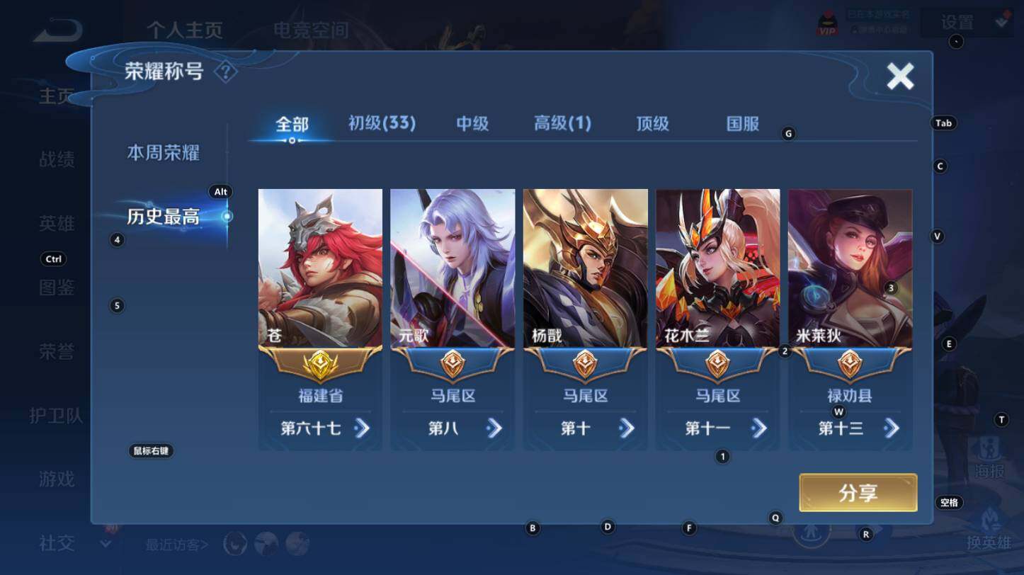 WZCMW3268951王者荣耀账号详情图6