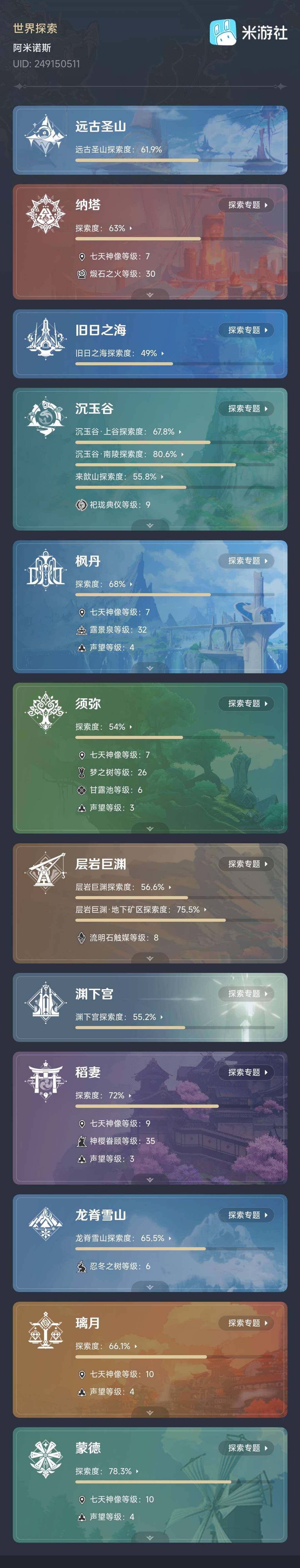 YSEY311398原神账号详情图4