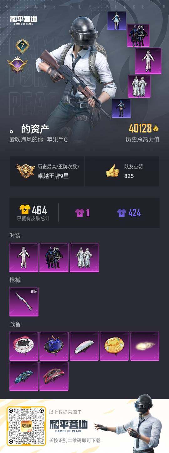 HPLE3326326和平精英账号详情图2