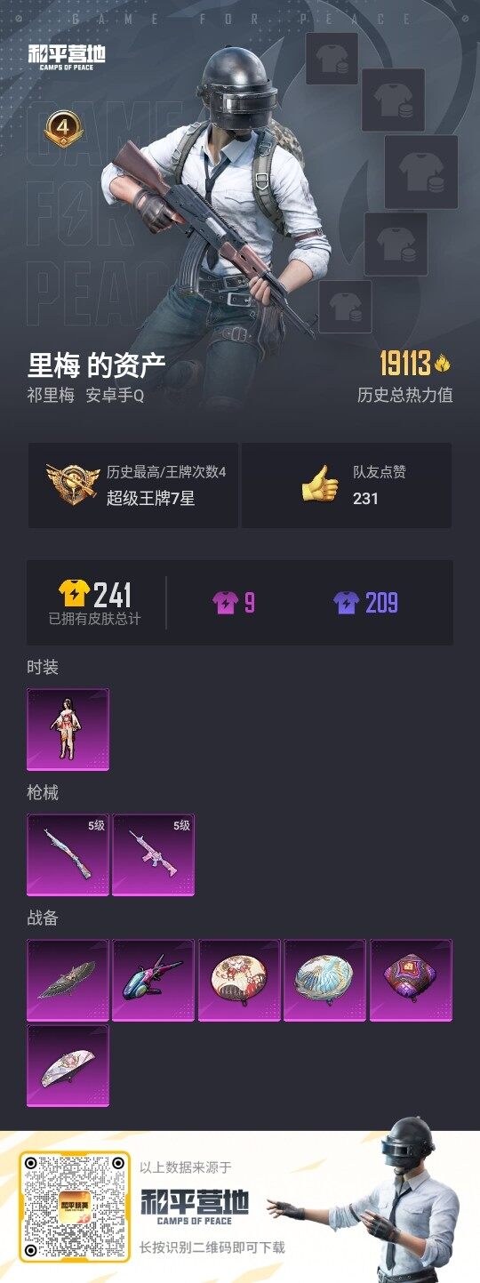 HPLE3326321和平精英账号详情图3 HPLE3326321和平精英账号详情图3