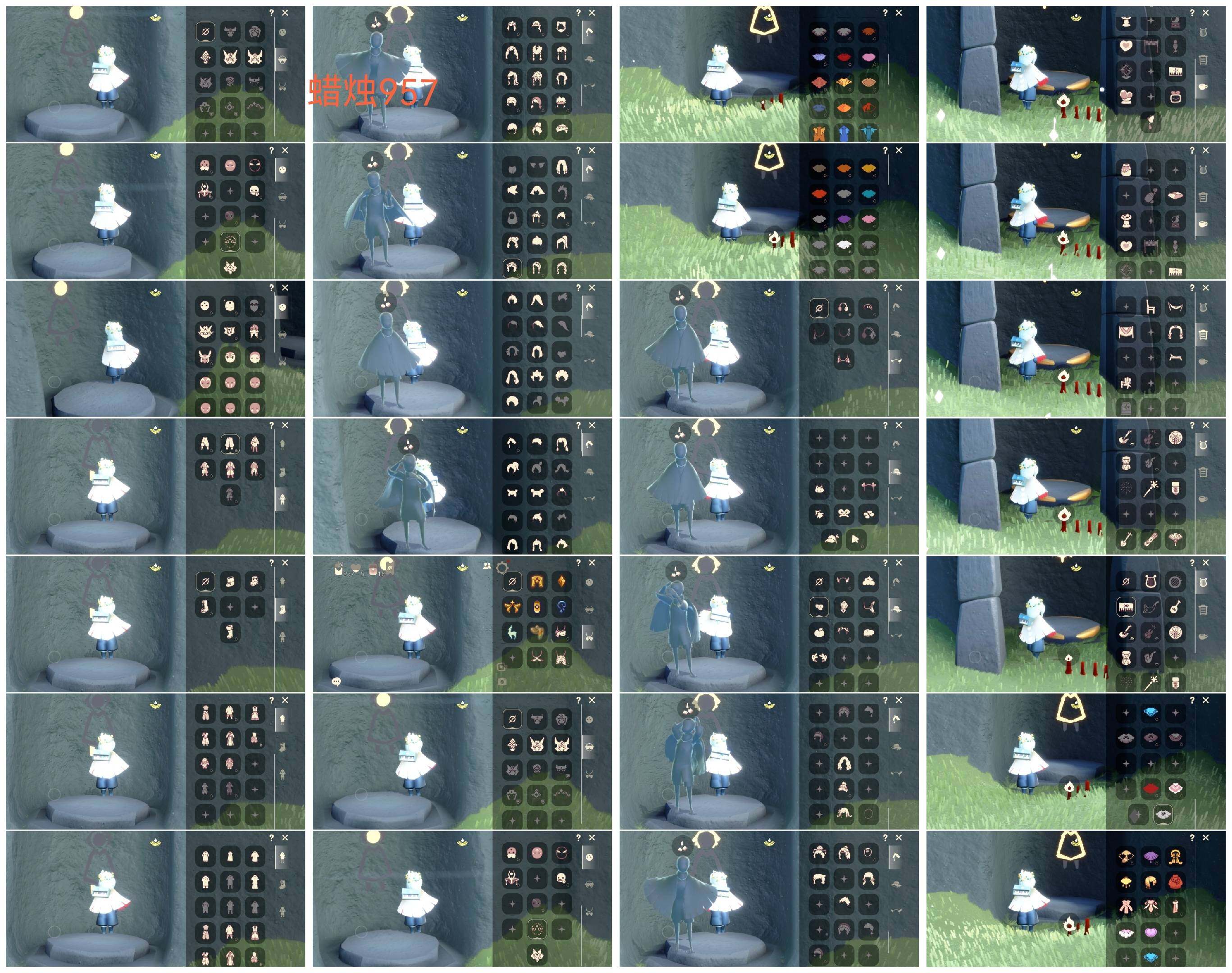 光遇账号华为渠道服HY0594 蜡烛957 ✅渠道:华为 ✅完成地图：雨林霞谷 ✅季节已毕业:表演季半毕业，破晓季半毕业，欧若拉季半毕业，追忆季半毕业，夜行季半毕业，九色鹿季毕业，彩染季毕业 ✅热门复刻/活动:武士裤