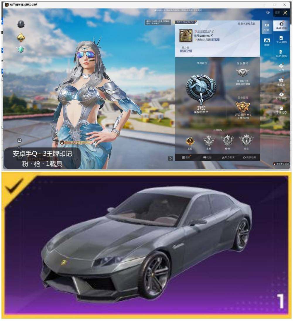 HPLE3326308和平精英账号详情图2 HPLE3326308和平精英账号详情图2