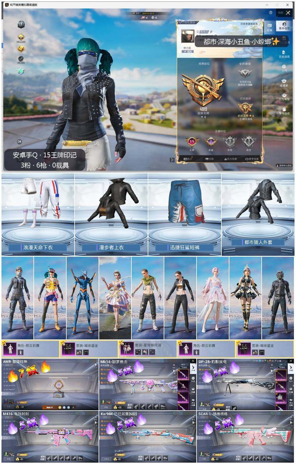 HPLE3326310和平精英账号详情图2 HPLE3326310和平精英账号详情图2